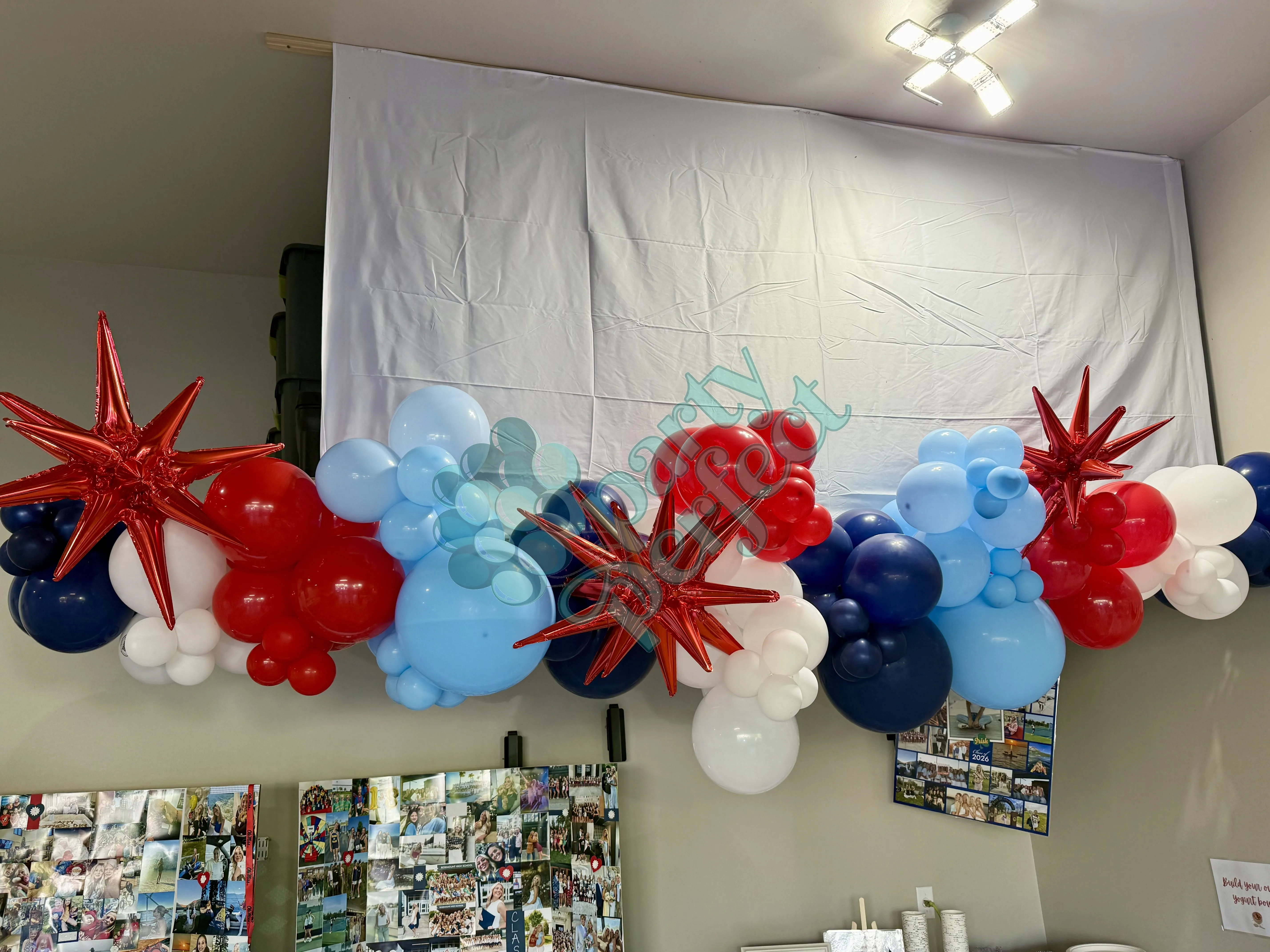 Balloon Garland Installation — photo 1