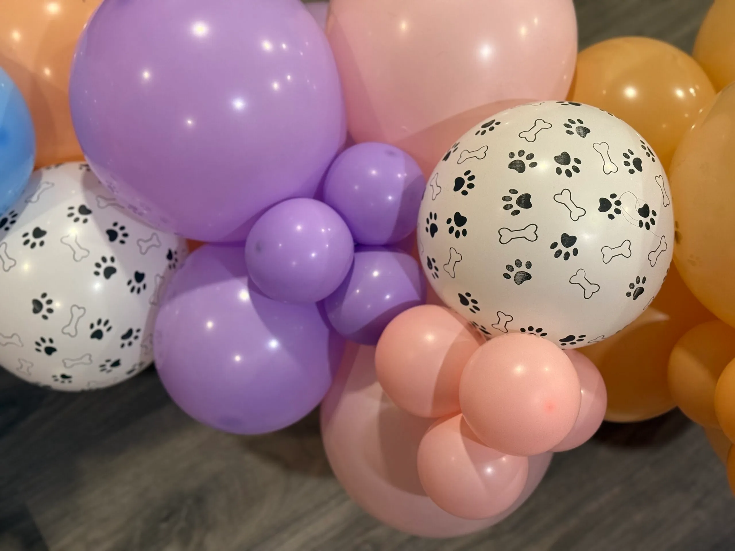 Helium balloon bouquet