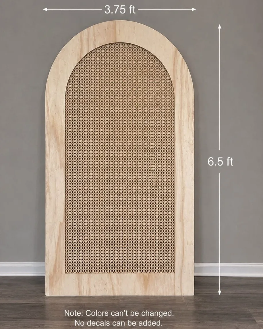 Rattan Arch — Backdrop Rentals by Party Perfect MN